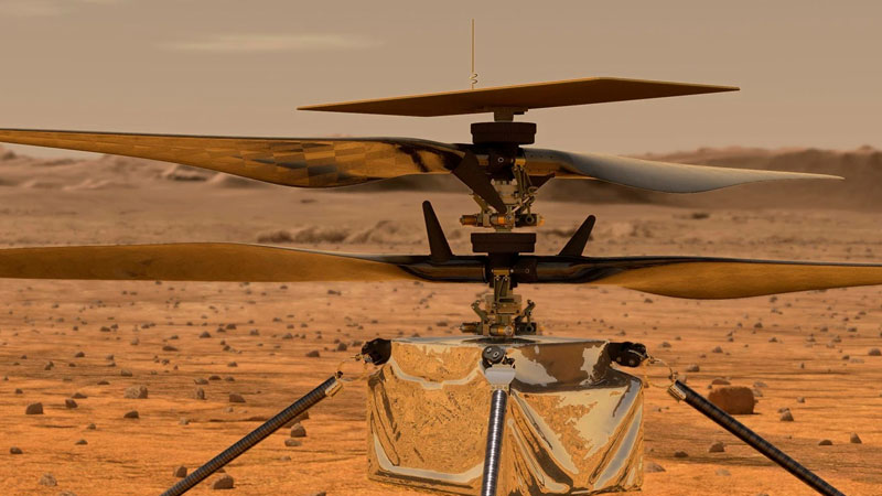 Mars Helicopter Breaks Silence: Contacts Earth After 63 Days