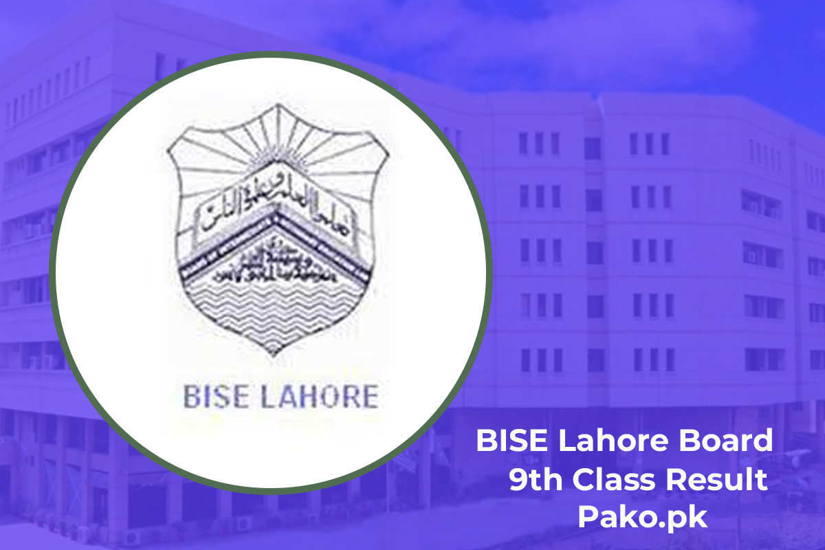 BISE Lahore Announced 9th Class Result 2023