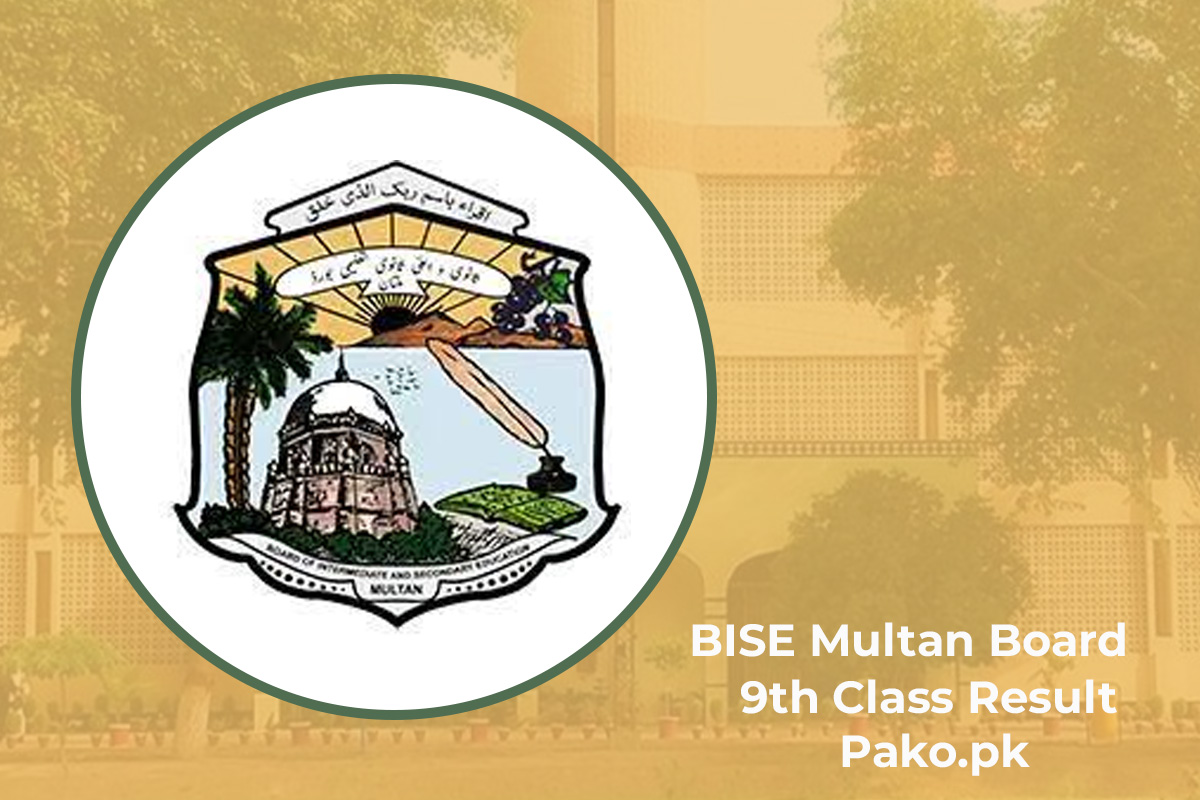 BISE Multan Announced 9th Class Result 2023