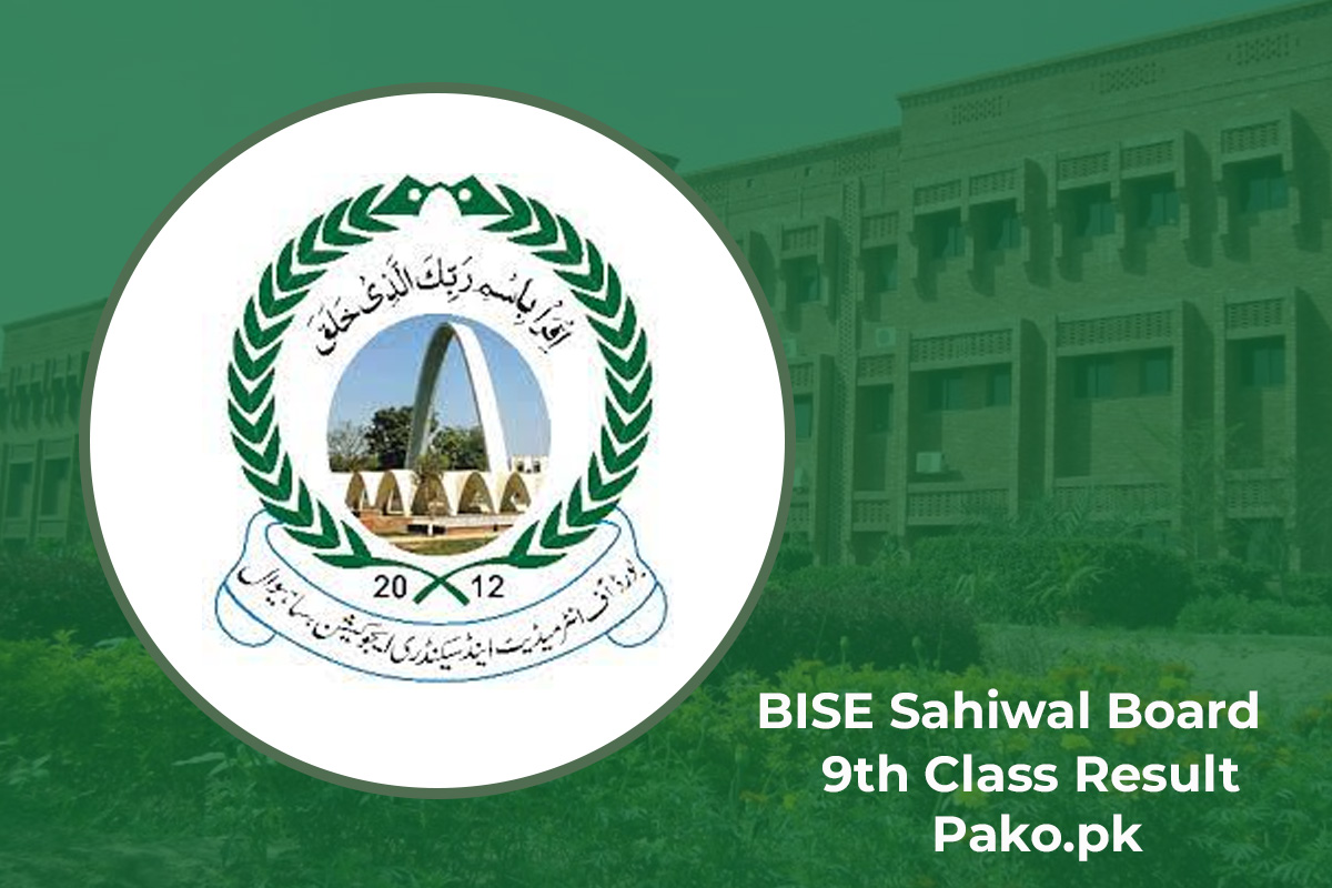 BISE Sahiwal announced 9th Class result 2023