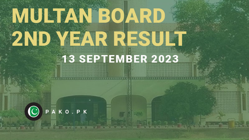 Multan Board 2nd year Result 2023 12th Class Announced