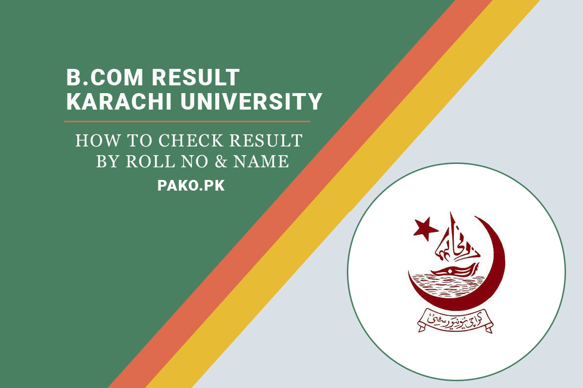B.Com Result 2023 Karachi University