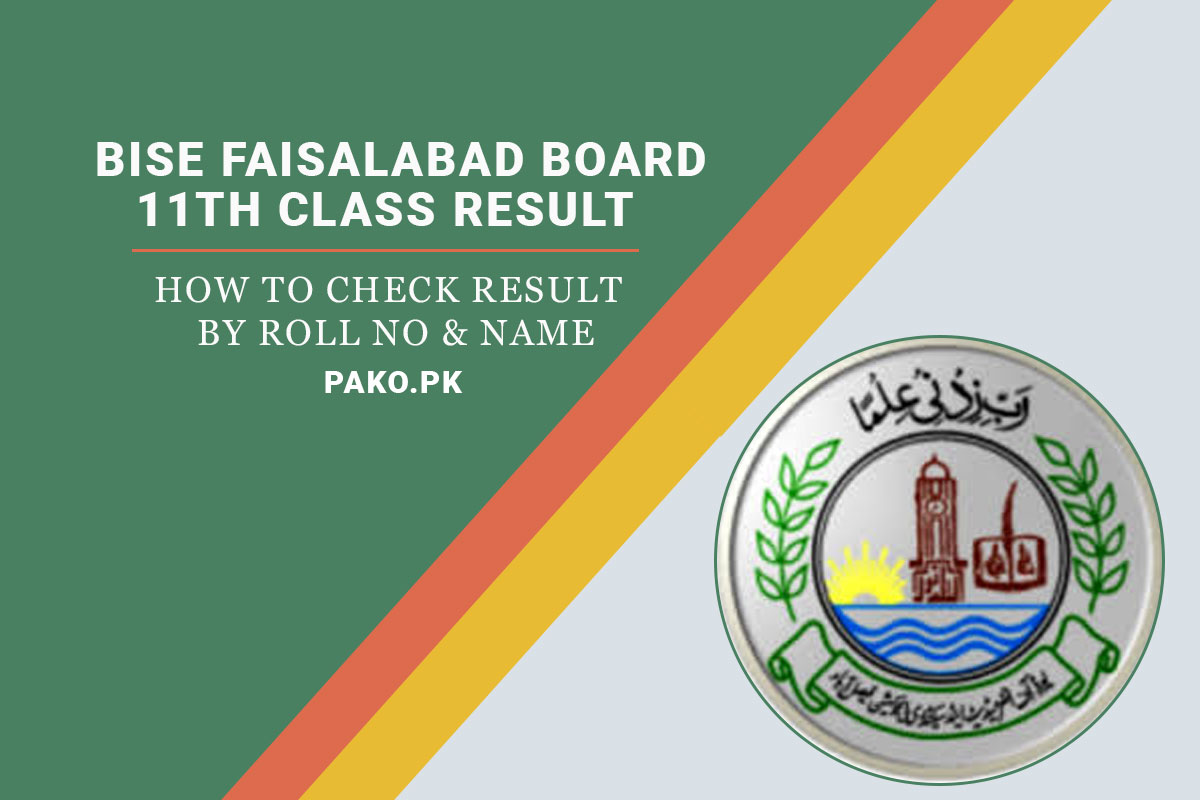 BISE Faisalabad Announced 11th Class Result