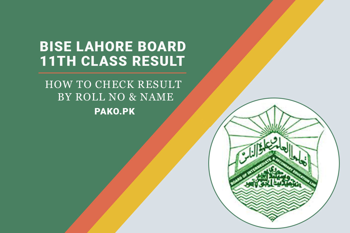 BISE Lahore Announced 11th Class Result