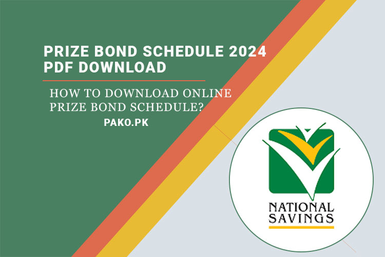 Prize Bond Schedule 2024 Pdf Download