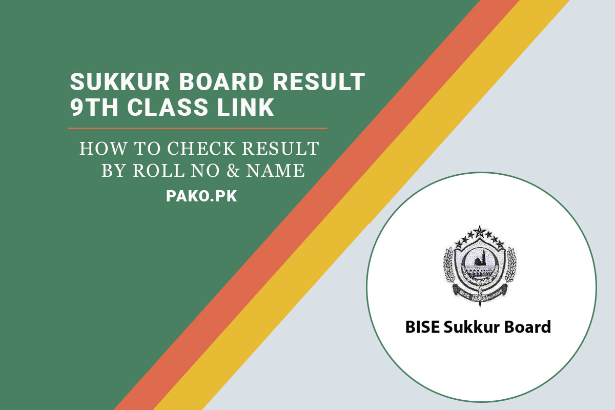 sukkur board result 9th class 2023 roll number