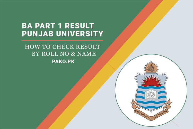 BA Part 1 Result 2023 Punjab University