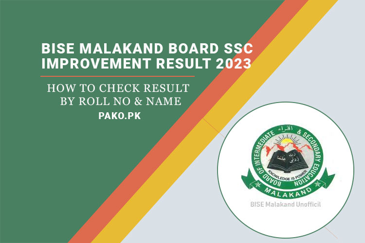 BISE Malakand Board SSC Improvement Result 2023