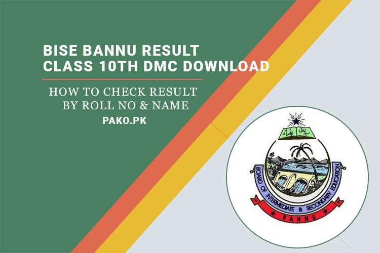 Bise Bannu Result 2023 Class 10th DMC Download
