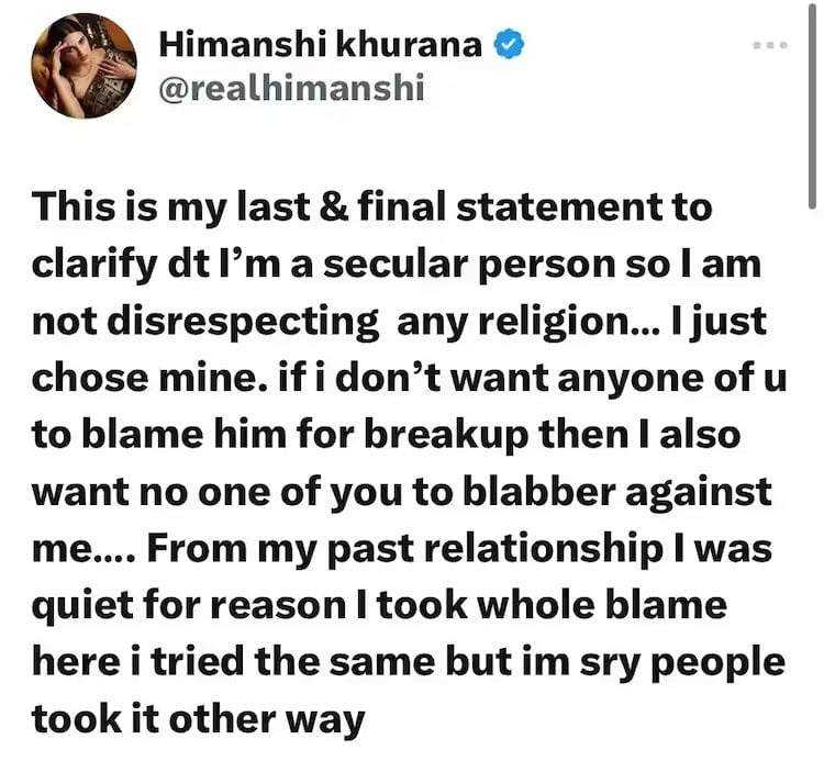 Himanshi Khurana Reveals Asim Riaz's Chat Following Breakup