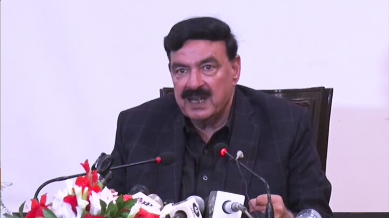 Sheikh Rasheed announces election bid with the symbol of pen and paper