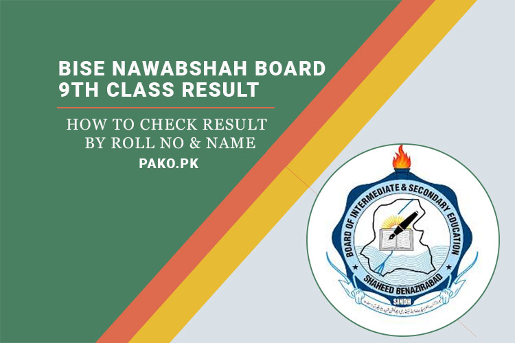9th Class Result 2023 BISE SBA Nawabshah Board