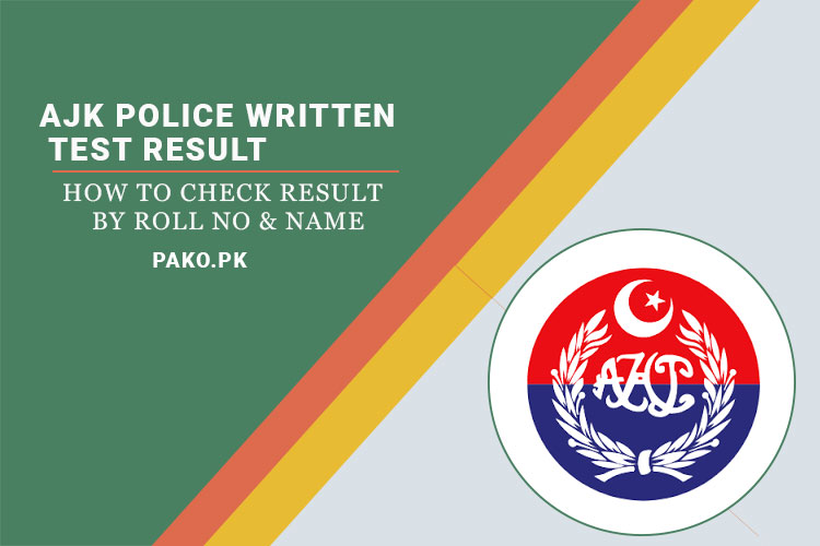 AJK Police Written Test Result