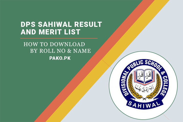 DPS Sahiwal Result 2023 Merit List