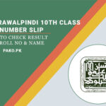 Bise Rawalpindi 10th Class Roll Number Slip 2024 Download