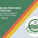 CM Punjab Free eBike Registration