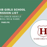 Habib Girls School Admission