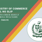 Ministry of Commerce Roll No Slip 2024