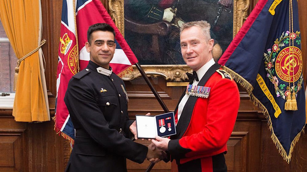 Pakistani Cadet Honored with Hudson's Horse Merit Award at Royal Military Academy Sandhurst